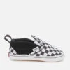 Vans Baby Slip-On V Crib Trainers - Checkerboard Black