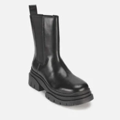 Ash Women's Storm Leather Mid Calf Chelsea Boots - Black/Black 9 Ash Women's Storm Leather Mid Calf Chelsea Boots - Black/Black -Vans || Clarks || Ugg Sales 13118748 1355052436135647