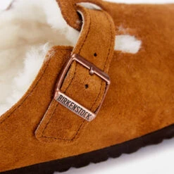 Birkenstock Women's Boston Slim Fit Shearling Mules - Mink -Vans || Clarks || Ugg Sales 13120619 1804891764448017