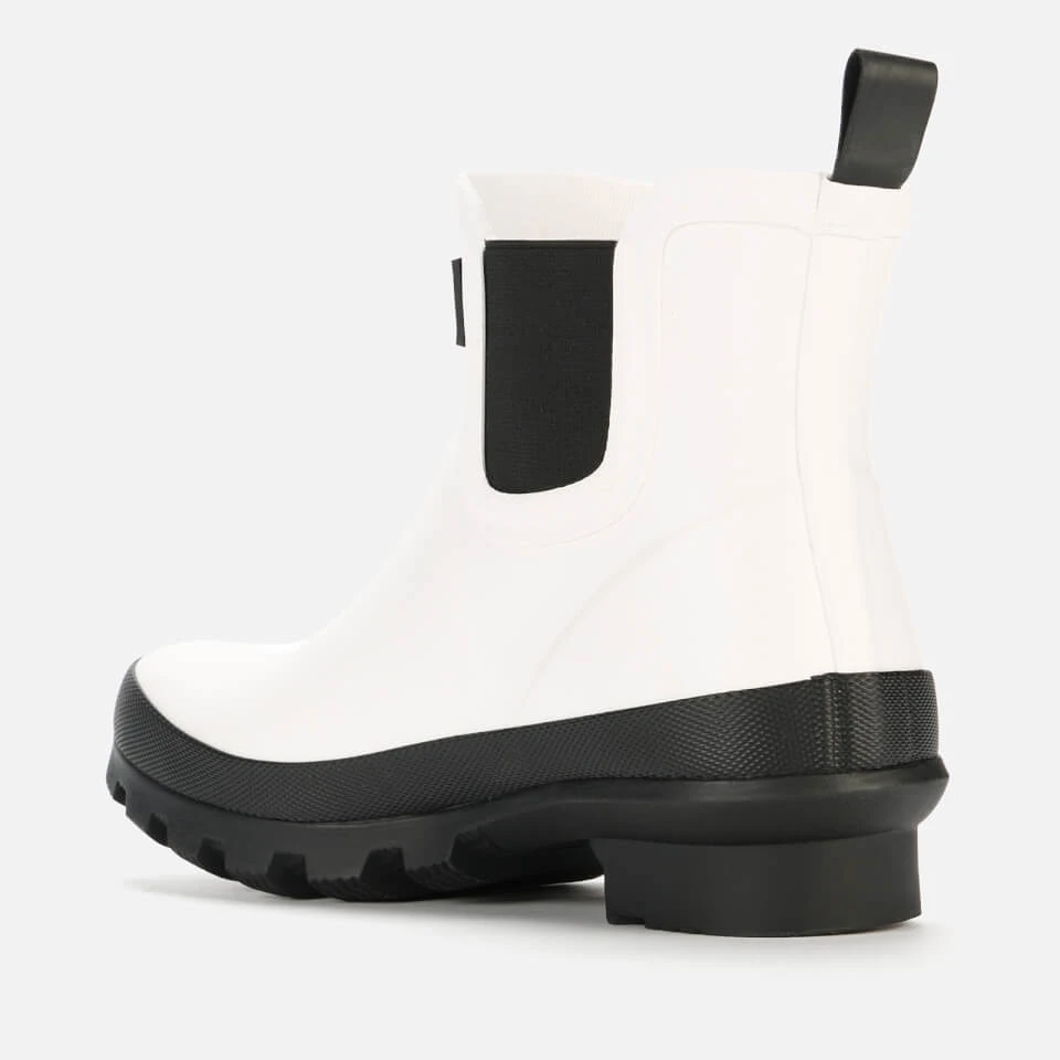 Kurt Geiger London Women's Sleet Short Wellie Chelsea Boots - White/Black 5 Kurt Geiger London Women's Sleet Short Wellie Chelsea Boots - White/Black - Image 3