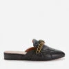 Kurt Geiger London Women's Chelsea Leather Flat Mules - Black -Vans || Clarks || Ugg Sales 13123999 9104902341531460