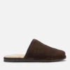 Walk London Men's Langley Suede Mule Slippers - Brown -Vans || Clarks || Ugg Sales 13124464 1034909095418590