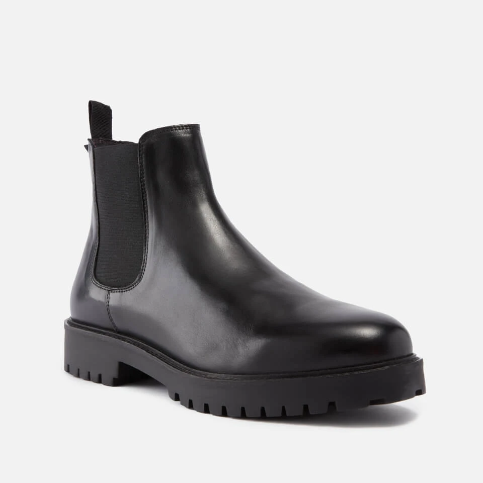 Walk London Men's Sean Leather Chelsea Boots - Black 4 Walk London Men's Sean Leather Chelsea Boots - Black - Image 2