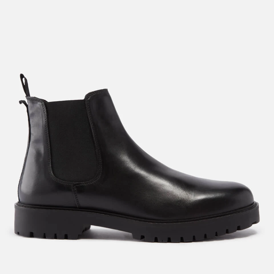 Walk London Men's Sean Leather Chelsea Boots - Black 3 Walk London Men's Sean Leather Chelsea Boots - Black