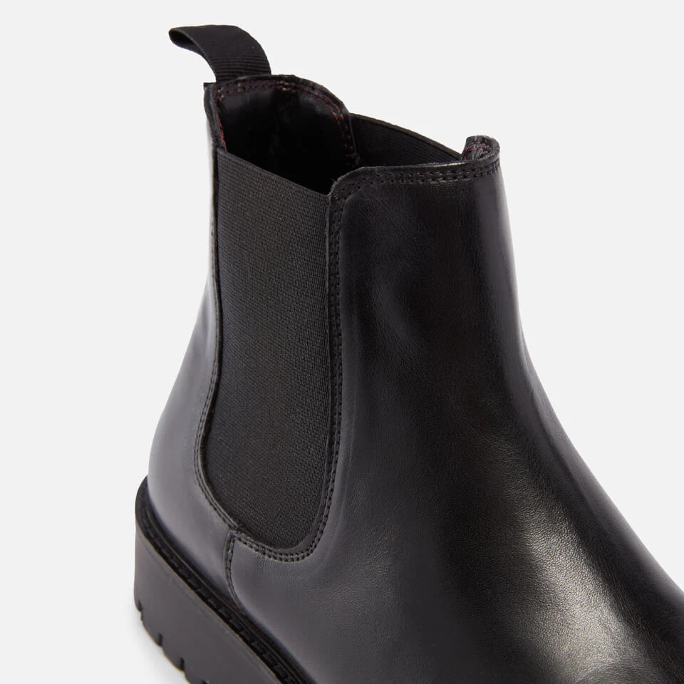 Walk London Men's Sean Leather Chelsea Boots - Black 6 Walk London Men's Sean Leather Chelsea Boots - Black - Image 4