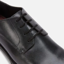 Walk London Men's Sean Leather Derby Shoes - Black -Vans || Clarks || Ugg Sales 13124536 3954898523802800