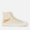 See By Chloé Women's Aryana Canvas Hi-Top Trainers - Beige -Vans || Clarks || Ugg Sales 13128872 1284938656121267