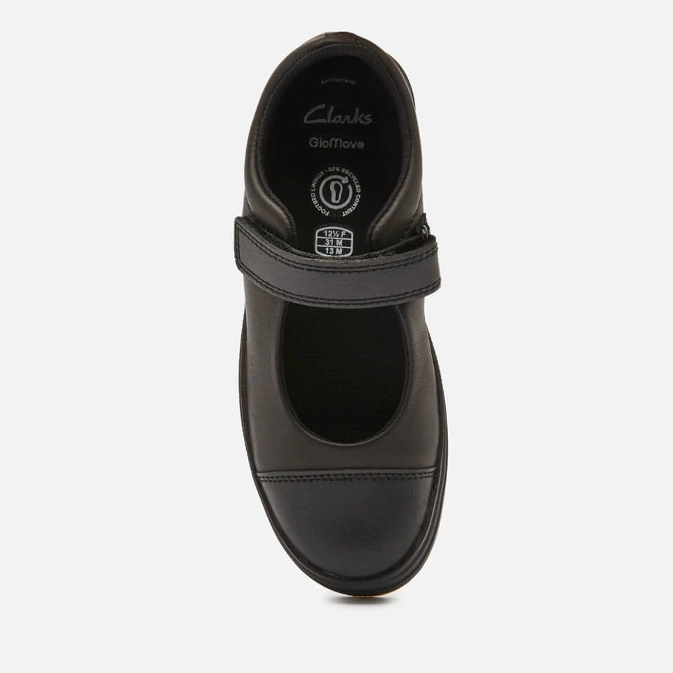 Clarks Flare Shine Kids' School Shoes - Black Leather 5 Clarks Flare Shine Kids' School Shoes - Black Leather - Image 3