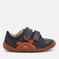 Clarks Toddlers Roamer Bear Shoes - Navy Suede