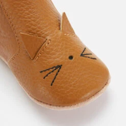 Liewood Kids' Edith Leather Slipper Shoes - Cat Golden Caramel -Vans || Clarks || Ugg Sales 13148948 1455021573850978