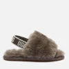 UGG Toddlers' Fluff Yeah Slide Slippers - Charcoal -Vans || Clarks || Ugg Sales 13149635 9314880890266690
