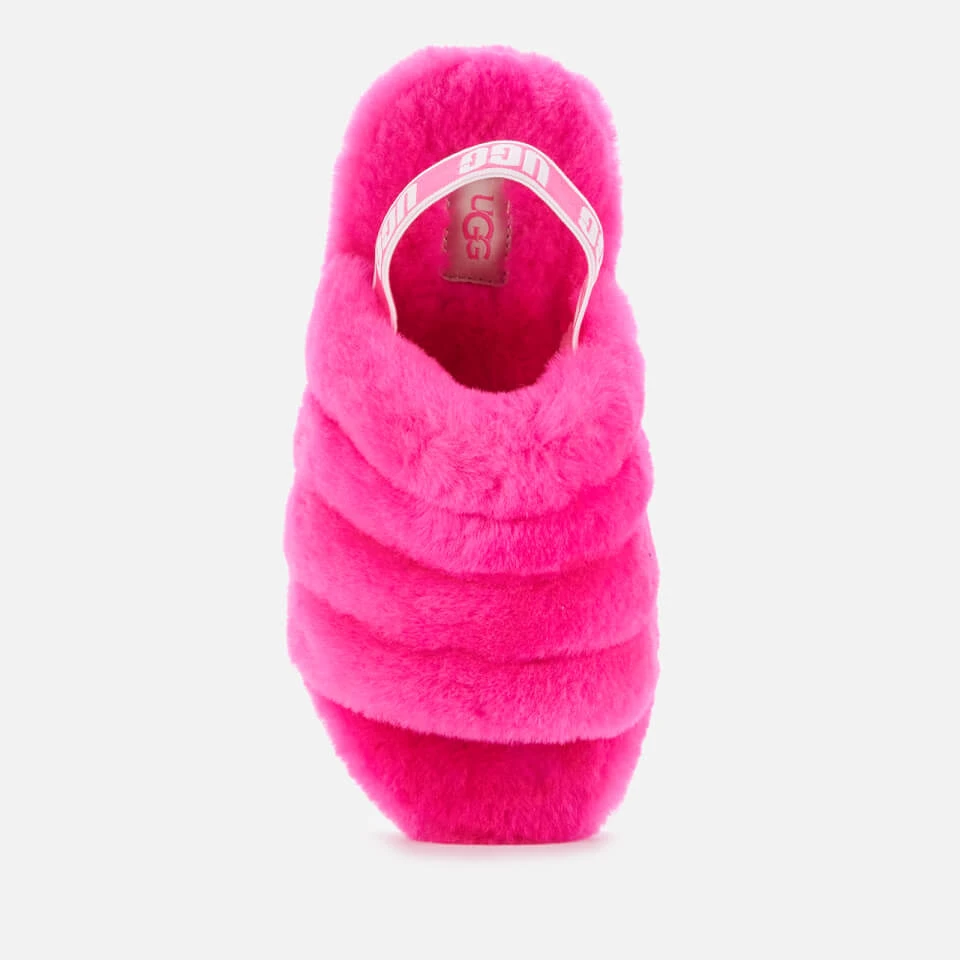 UGG Kids' Fluff Yeah Slide Slippers - Rock Rose 5 UGG Kids' Fluff Yeah Slide Slippers - Rock Rose - Image 3