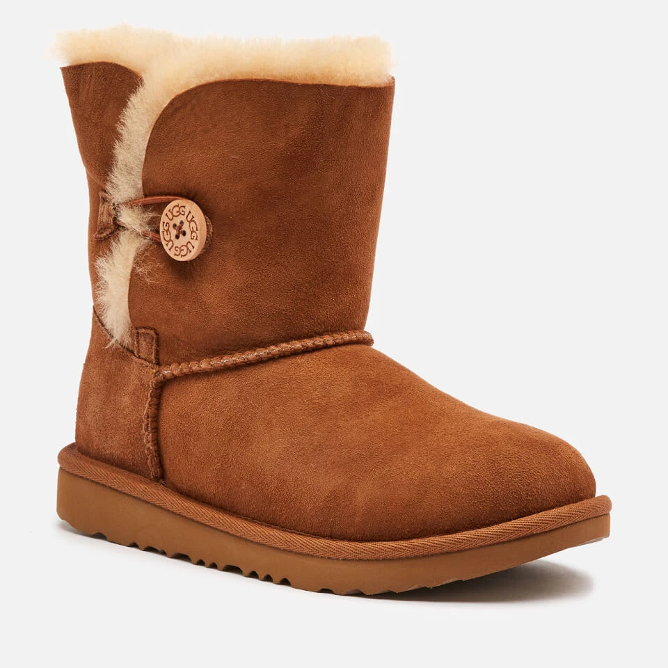 UGG Kids' Bailey Button II Boots - Chestnut 4 UGG Kids' Bailey Button II Boots - Chestnut - Image 2
