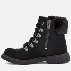 UGG Kids' Azell Hiker All Weather Boots - Black -Vans || Clarks || Ugg Sales 13149835 4164908296125239