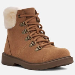 UGG Kids' Azell Hiker All Weather Boots - Chestnut -Vans || Clarks || Ugg Sales 13149840 7754908296446044