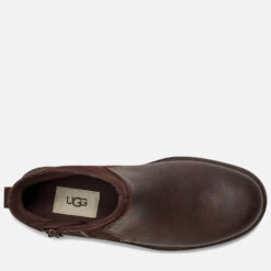 UGG Women's Harrison Zip Waterproof Leather Ankle Boots - Stout -Vans || Clarks || Ugg Sales 13152386 3694898495664135