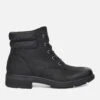 UGG Women's Harrison Lace Waterproof Leather Lace Up Boots - Black