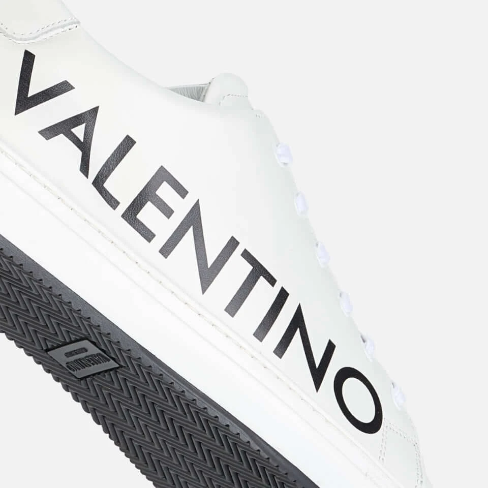 Valentino Women's Leather Cupsole Trainers - White/Black 6 Valentino Women's Leather Cupsole Trainers - White/Black - Image 4