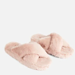 Ted Baker Women's Lopply Cross Front Slippers - Dusky Pink -Vans || Clarks || Ugg Sales 13176329 9164904670056766