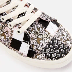 Vans Women's Patchwork Floral Authentic SK8-Hi Trainers - Multi/Marshmallow -Vans || Clarks || Ugg Sales 13176788 7844899012564528