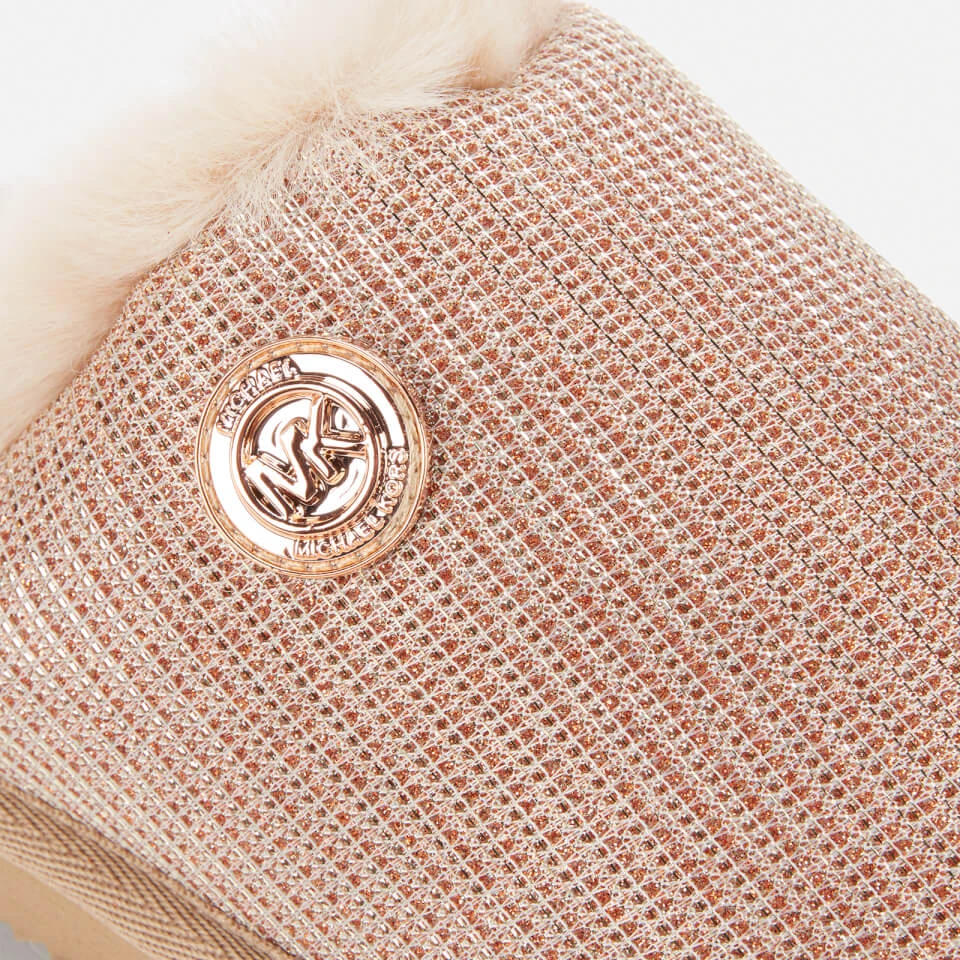 MICHAEL Michael Kors Women's Janis Slippers - Dark Copper 6 MICHAEL Michael Kors Women's Janis Slippers - Dark Copper - Image 4