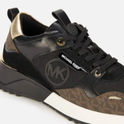 MICHAEL Michael Kors Women's Theo Running Style Trainers - Black -Vans || Clarks || Ugg Sales 13187322 1484924123216035