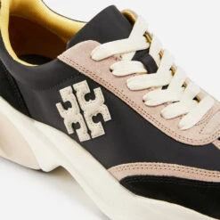 Tory Burch Good Luck Nylon And Suede Running-Style Trainers -Vans || Clarks || Ugg Sales 13223071 2145065384310520