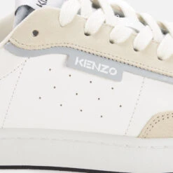 KENZO Women's Kourt 80 Leather Cupsole Trainers - White -Vans || Clarks || Ugg Sales 13301457 1324933243655091