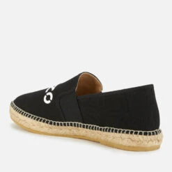 KENZO Men's Kenzo Logo Elastic Espadrilles - Black -Vans || Clarks || Ugg Sales 13301572 1344933236672534