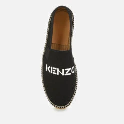 KENZO Men's Kenzo Logo Elastic Espadrilles - Black -Vans || Clarks || Ugg Sales 13301572 7484933236717852