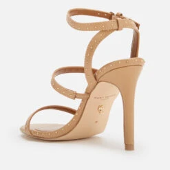 Kurt Geiger London Women's Portia Leather Heeled Sandals - Nude -Vans || Clarks || Ugg Sales 13411857 1964929124558494