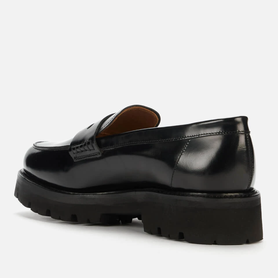 Grenson Men's Jefferson Hi Shine Leather Loafers - Black 4 Grenson Men's Jefferson Hi Shine Leather Loafers - Black - Image 2