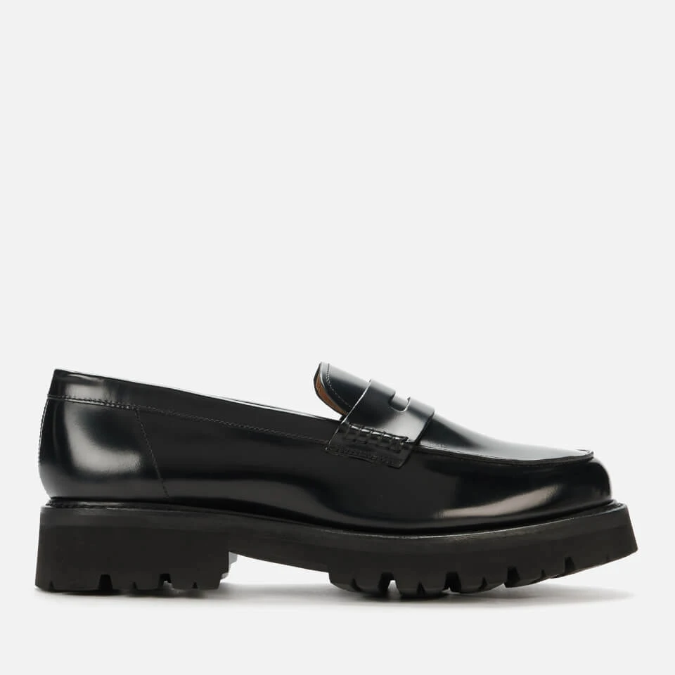 Grenson Men's Jefferson Hi Shine Leather Loafers - Black 3 Grenson Men's Jefferson Hi Shine Leather Loafers - Black