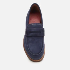 Grenson Men's Jago Suede Loafers - Navy -Vans || Clarks || Ugg Sales 13412034 1064938453795342