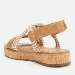 Dune Women's Latina Leather Sandals - Camel -Vans || Clarks || Ugg Sales 13412957 3744938452042694