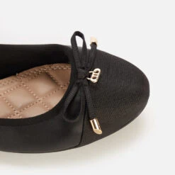 Dune Women's Hartlyn Leather Ballet Flats - Black -Vans || Clarks || Ugg Sales 13412964 1294928080328994