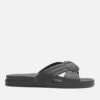 Melissa Women's Plush Slide Sandals - Black -Vans || Clarks || Ugg Sales 13449145 5764938457398114