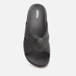 Melissa Women's Plush Slide Sandals - Black -Vans || Clarks || Ugg Sales 13449145 6074938457462605