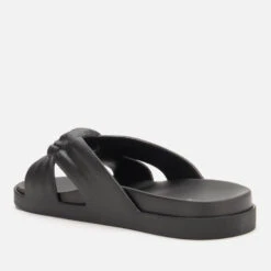 Melissa Women's Plush Slide Sandals - Black -Vans || Clarks || Ugg Sales 13449145 7804938457431102