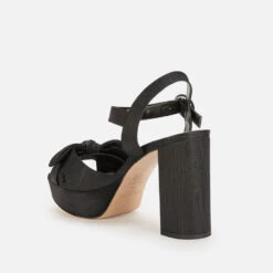 Ted Baker Women's Kenziie Platform Heeled Sandals - Black -Vans || Clarks || Ugg Sales 13450958 1764924123394499