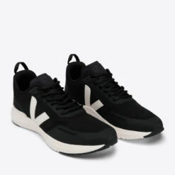 Veja Men's Impala Mesh Vegan Running Style Trainers - Black/Cream -Vans || Clarks || Ugg Sales 13452002 1614951091483523