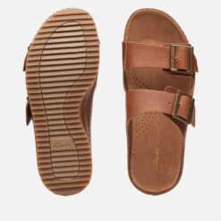 Clarks Brookleigh Sun Leather And Suede Sandals -Vans || Clarks || Ugg Sales 13452714 1685025759558849