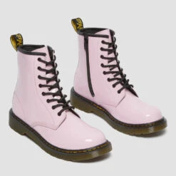 Dr. Martens Youth 1460 Patent Lamper Boots - Pale Pink -Vans || Clarks || Ugg Sales 13454443 6464940425885572