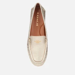 Coach Women's Marley Metallic Leather Driving Shoes - Champagne 8 Coach Women's Marley Metallic Leather Driving Shoes - Champagne -Vans || Clarks || Ugg Sales 13455643 1144924145171133
