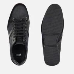 BOSS Men's Saturn Low Profile Trainers - Black -Vans || Clarks || Ugg Sales 13470596 6955053240741392