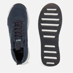BOSS Men's Titanium Runn Trainers - Dark Blue -Vans || Clarks || Ugg Sales 13470602 4205053240065471
