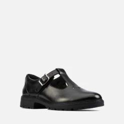 Clarks Youth Dempster Bar School Shoes - Black Leather -Vans || Clarks || Ugg Sales 13523517 7084940443315227