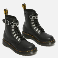 Dr. Martens Women's 1460 Pascal Chain Leather 8-Eye Boots - Black -Vans || Clarks || Ugg Sales 13527915 1734959177170988