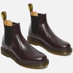 Dr. Martens Men's 2976 Smooth Leather Chelsea Boots - Burgundy -Vans || Clarks || Ugg Sales 13528012 1564959178277238