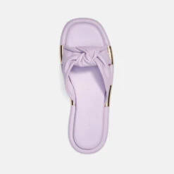 Coach Women's Brooklyn Leather Sandals - Violet -Vans || Clarks || Ugg Sales 13529152 2264972661262438